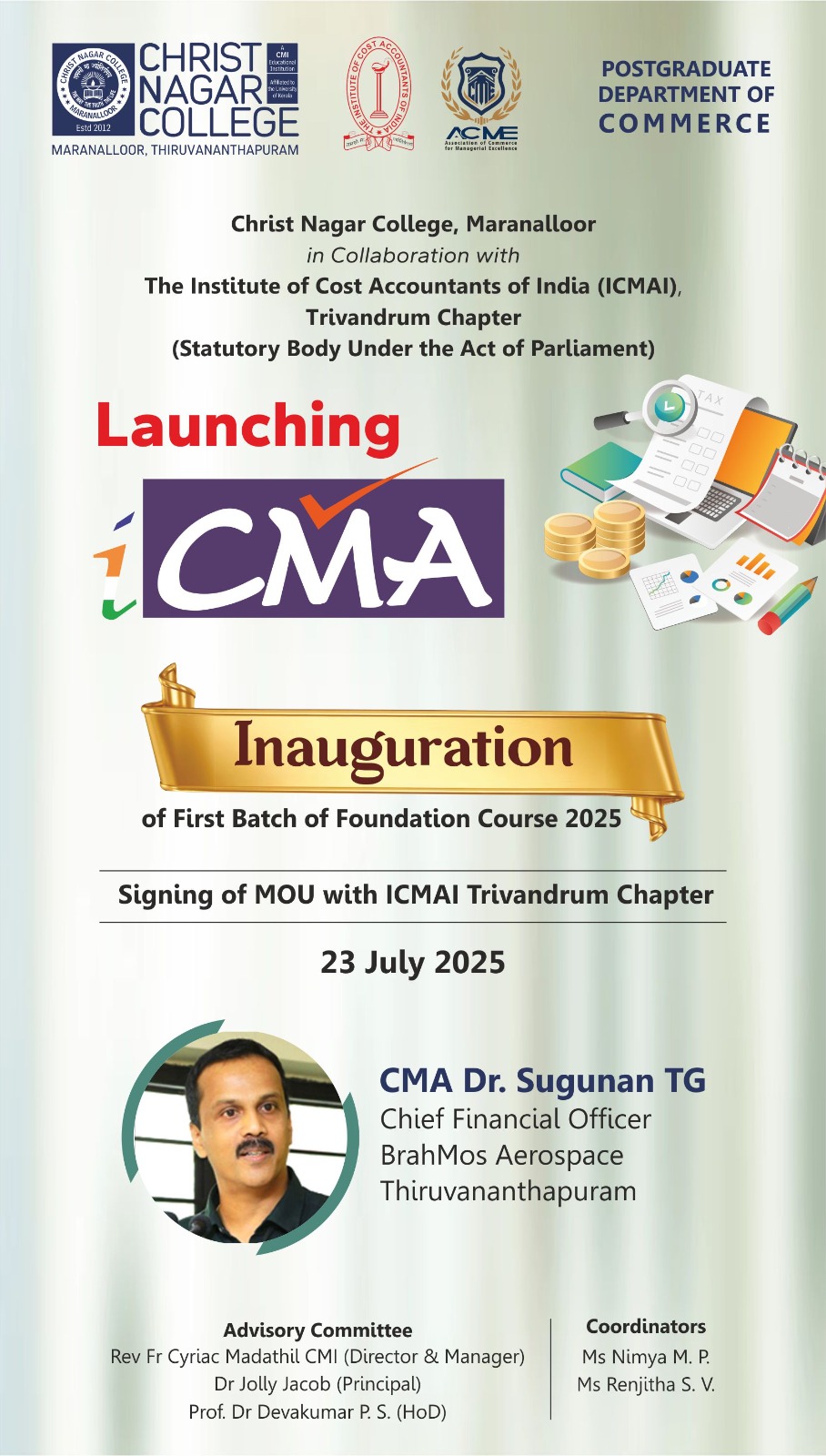 Cost and Management Accounting (CMA)............