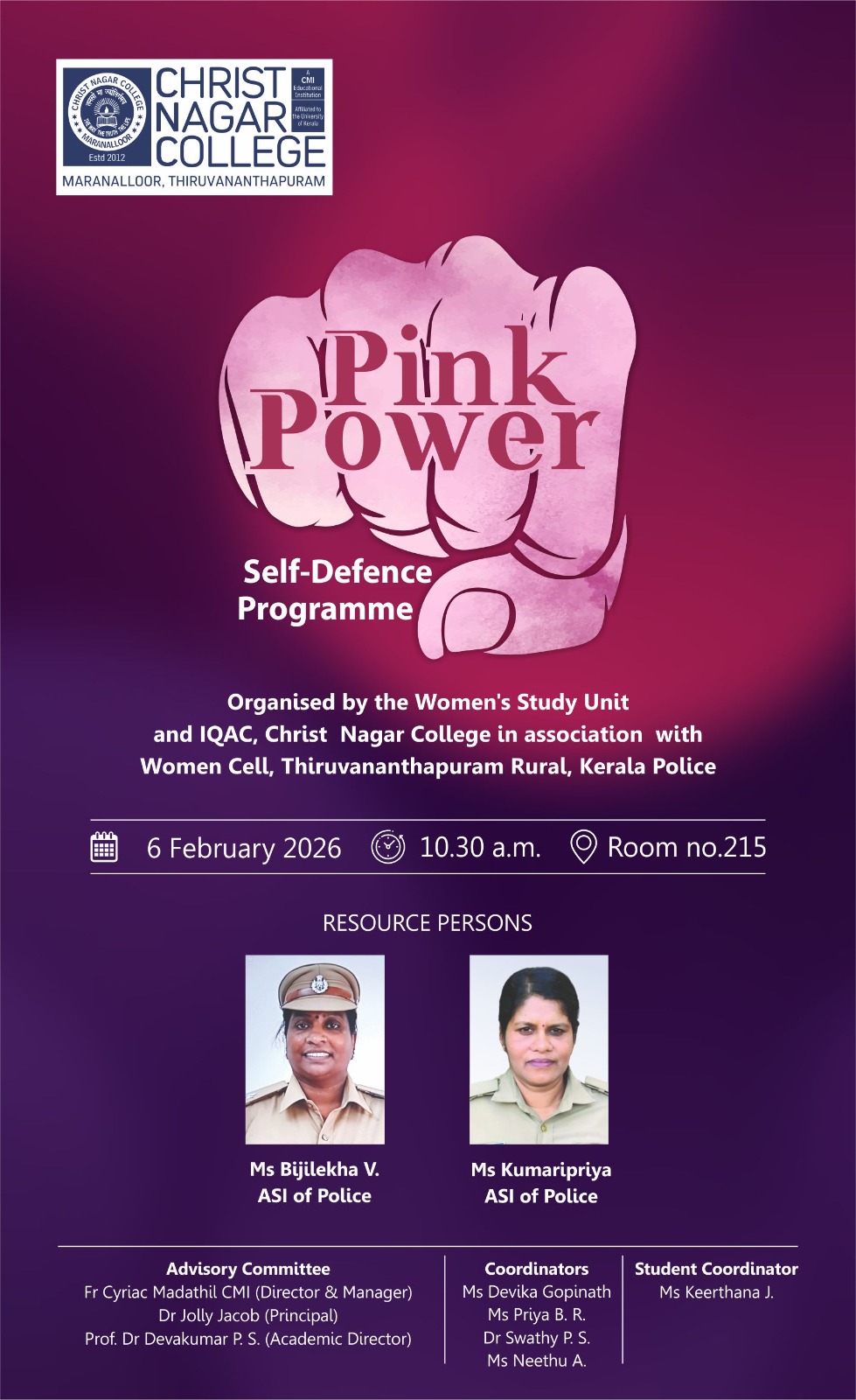 Pink Power, a self defence programme